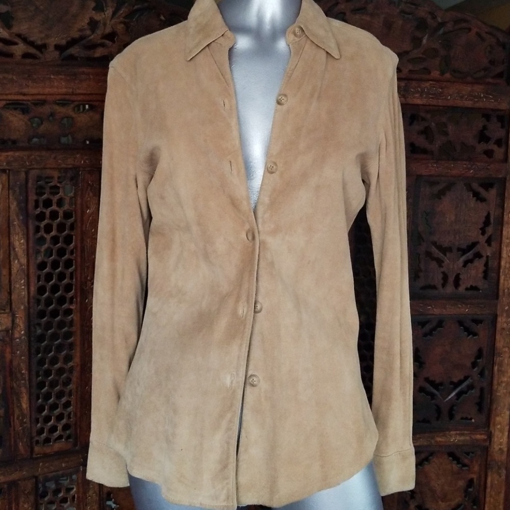 Suede shirt